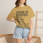 Military Service Checklist Tee Shirt