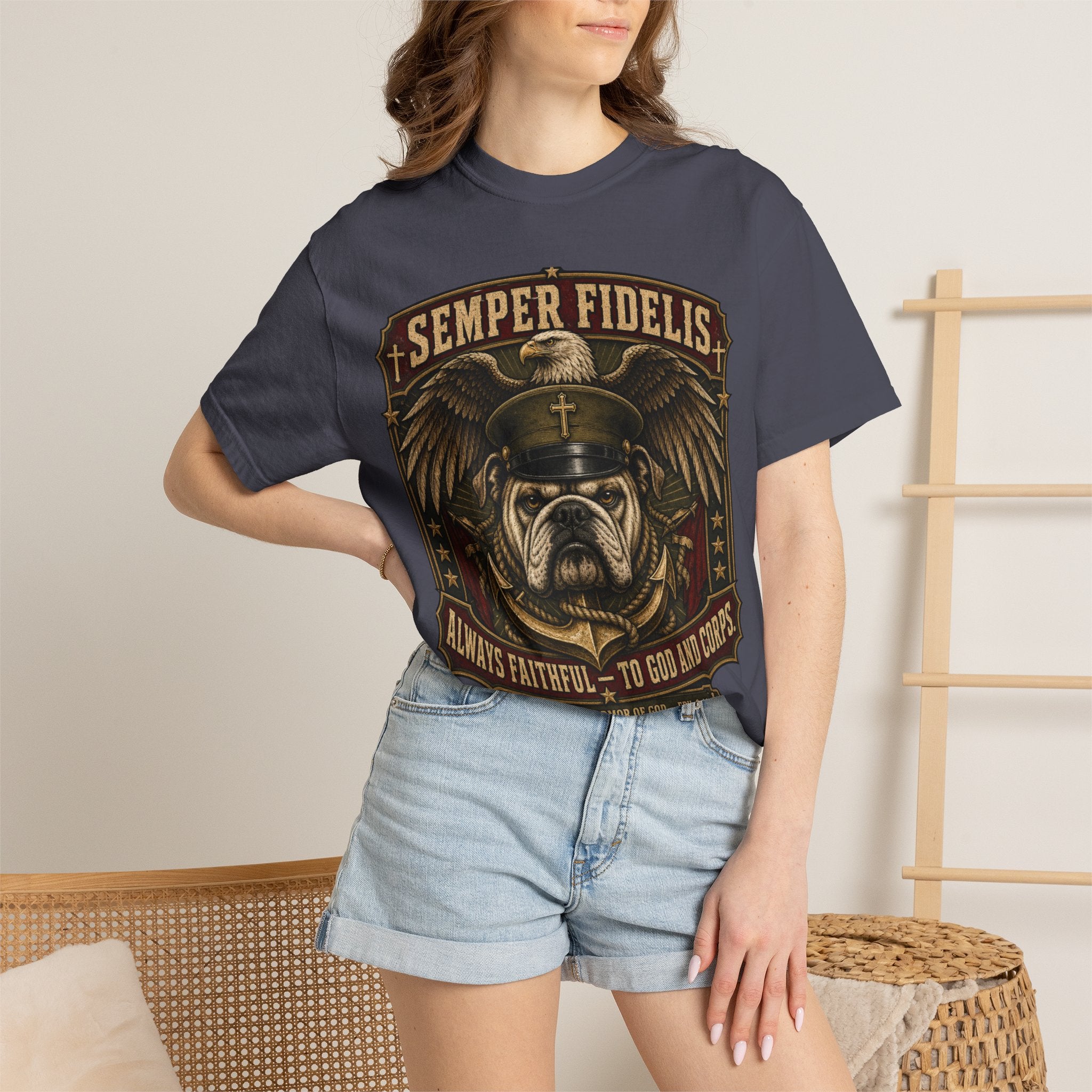 Always Faithful To God & Corps Tee Shirt