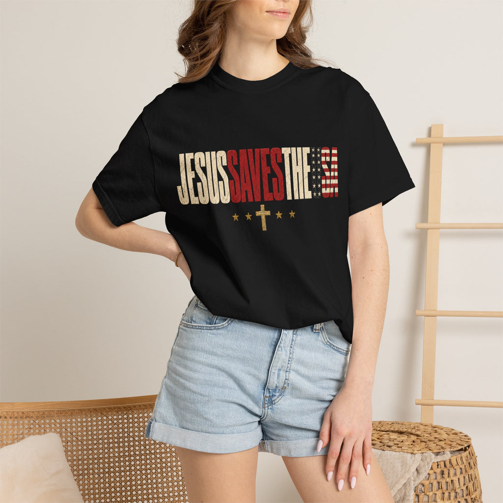 Jesus Saves The USA Tee Shirt