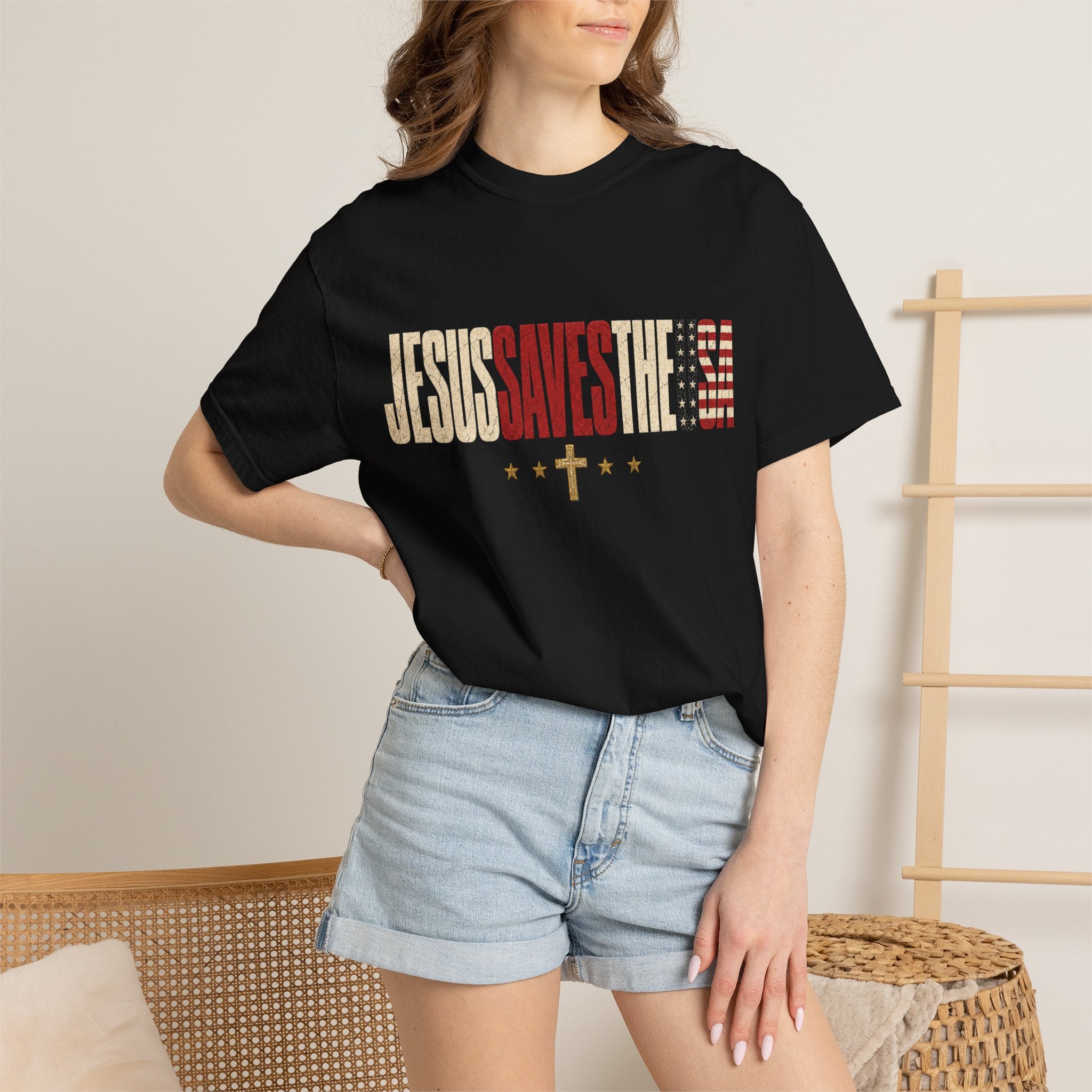 Jesus Saves The USA Tee Shirt
