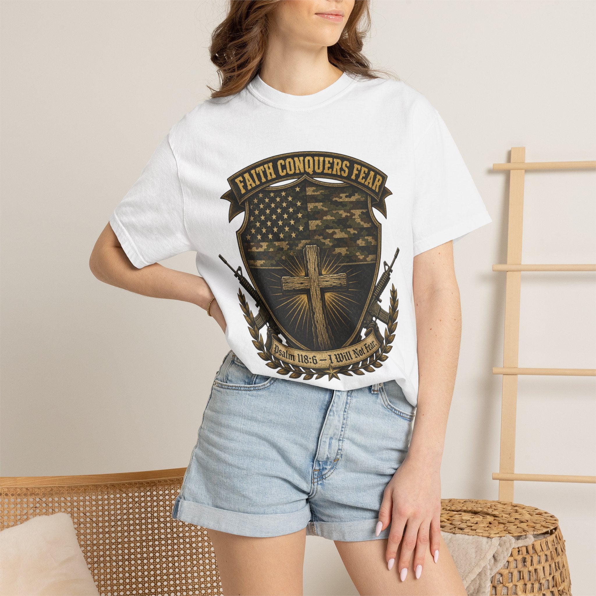 Faith Conquers Fear Tee Shirt