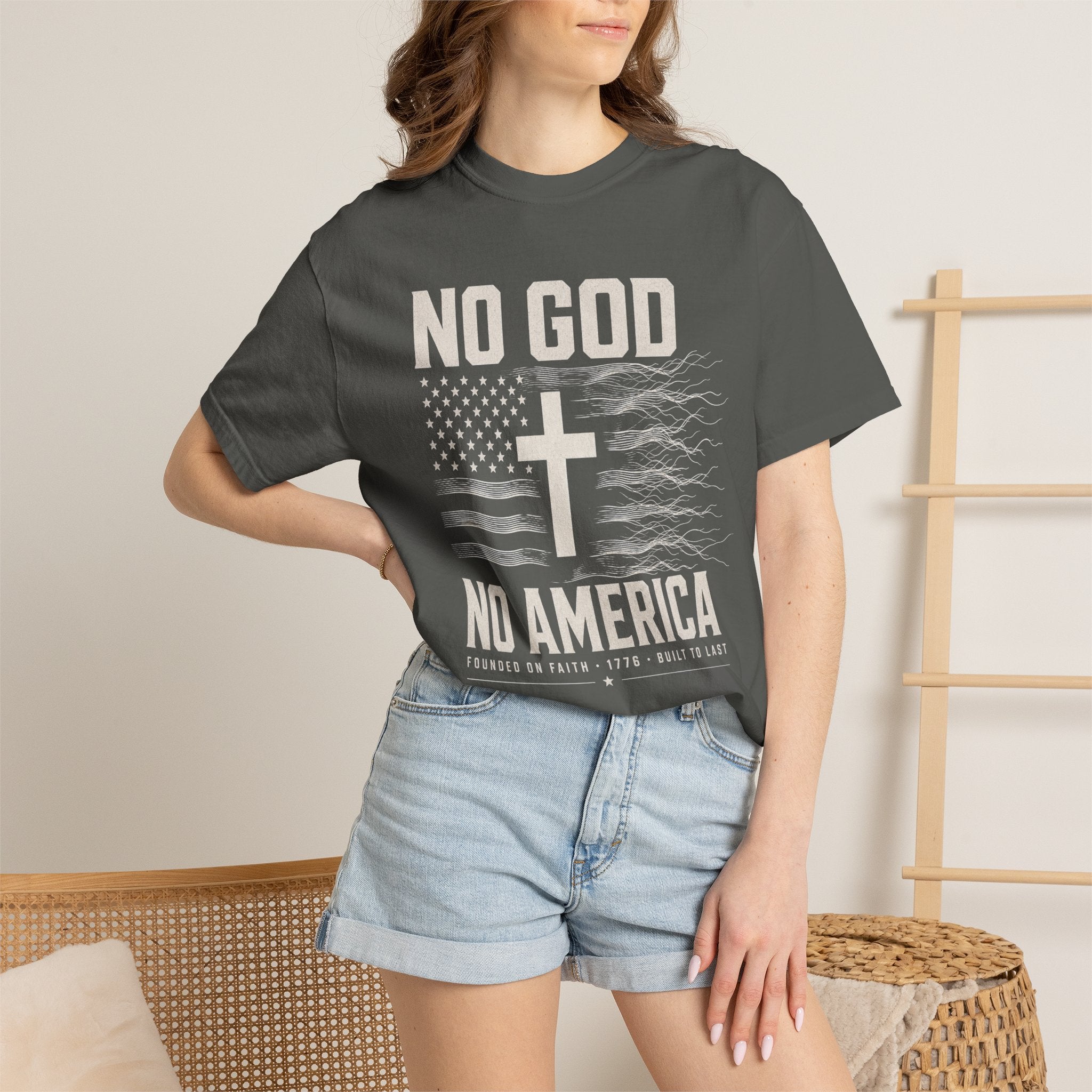 No God - No America Tee Shirt