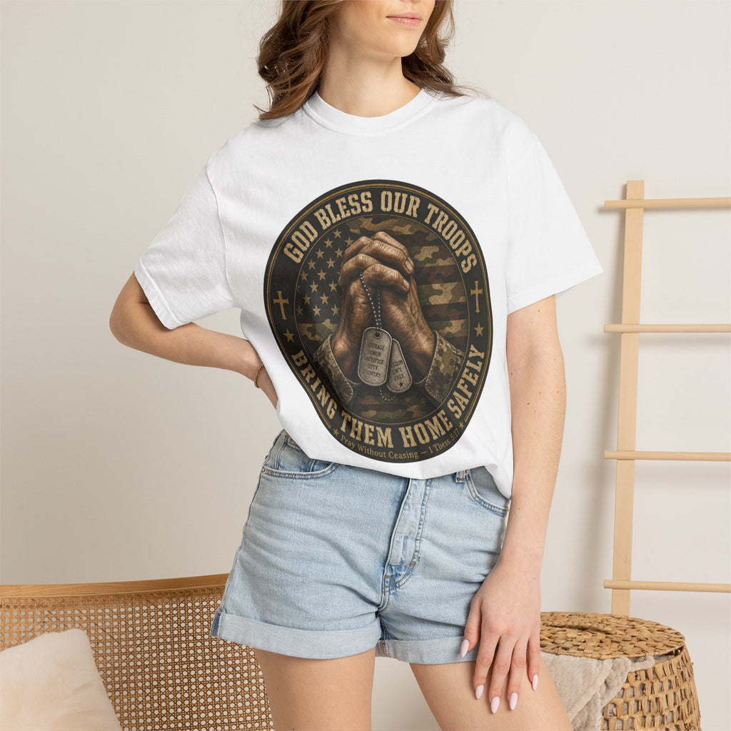 God Bless Our Troups Tee Shirt