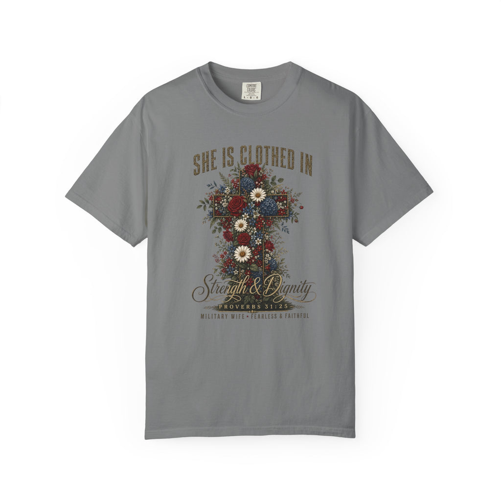 She Is Clothed In Strength And Dignity Tee Shirt