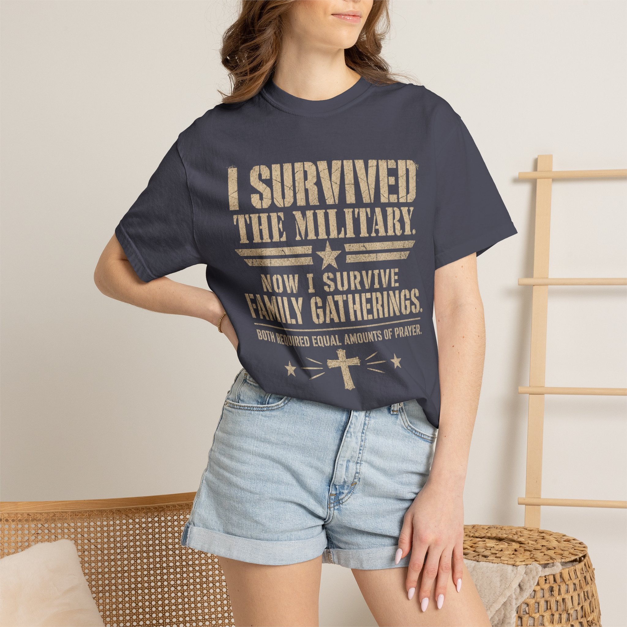I Survived The Military Tee Shirt