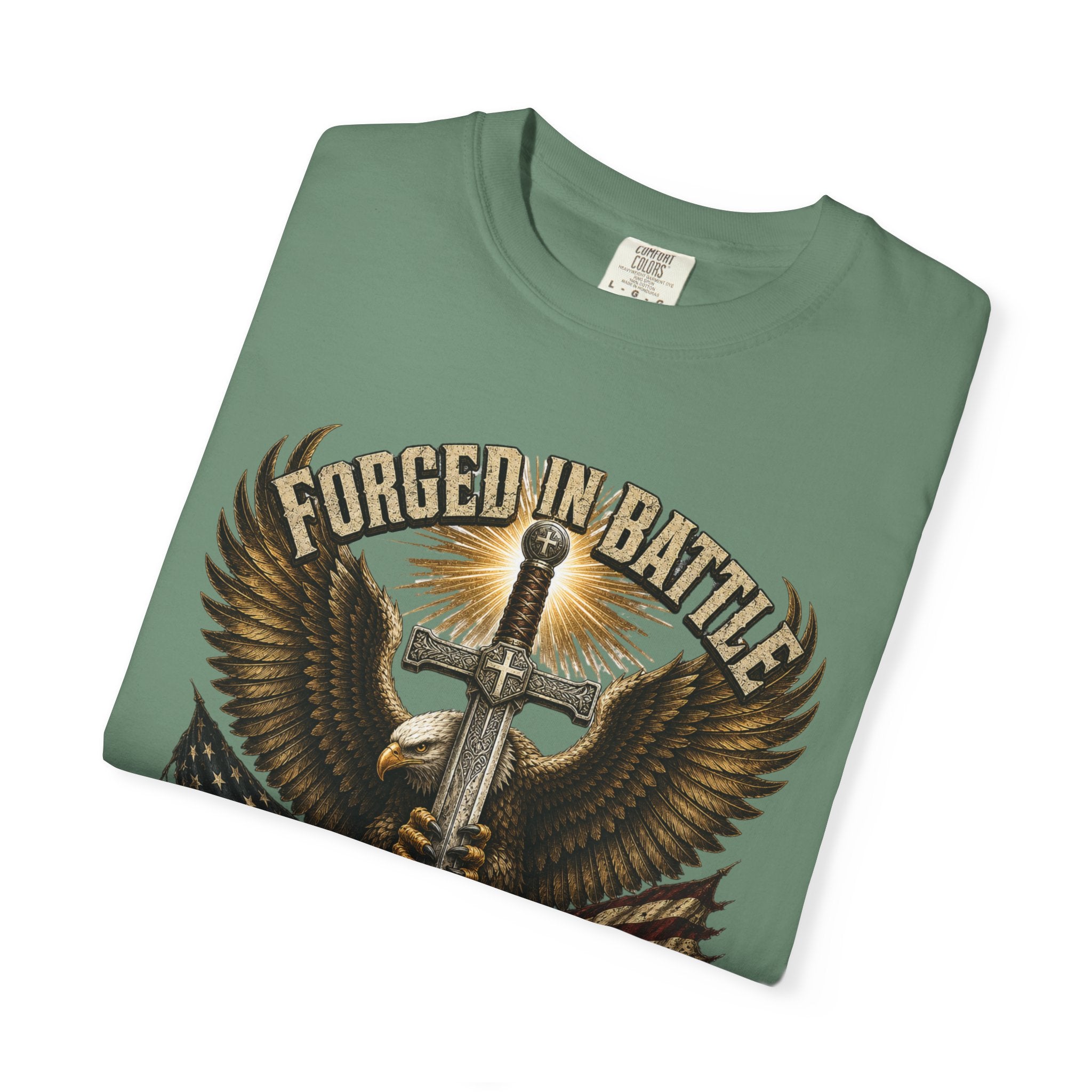 Forged In Battle - Refined By Faith Tee Shirt