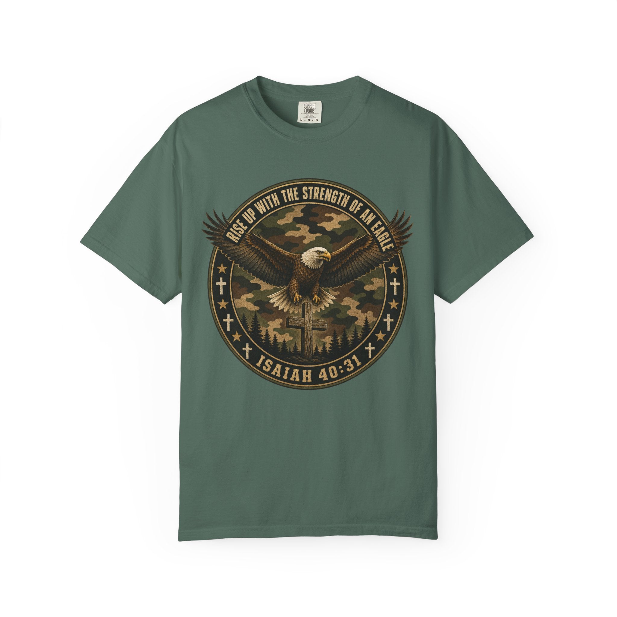 Rise Up With The Strength Of An Eagle Tee Shirt