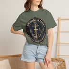 Navy Veteran - Anchored In Faith Tee Shirt