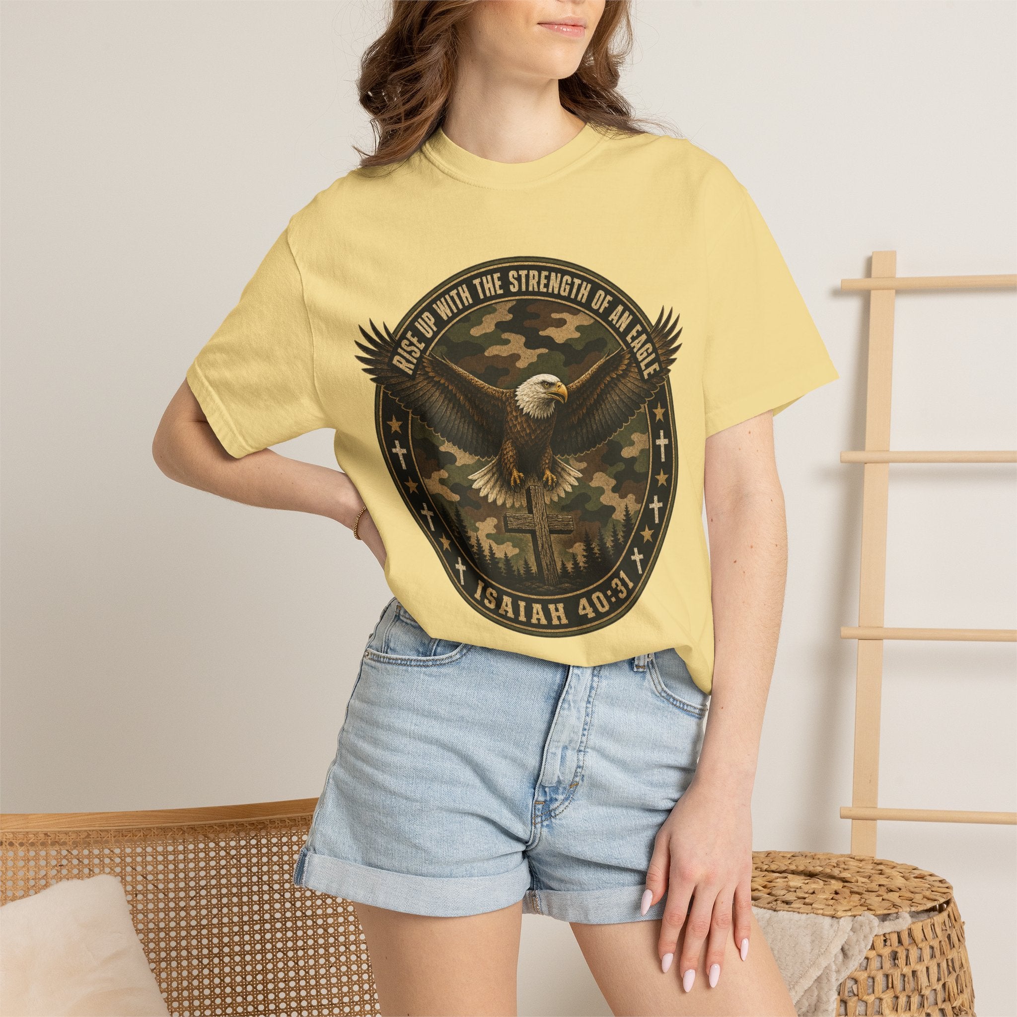 Rise Up With The Strength Of An Eagle Tee Shirt