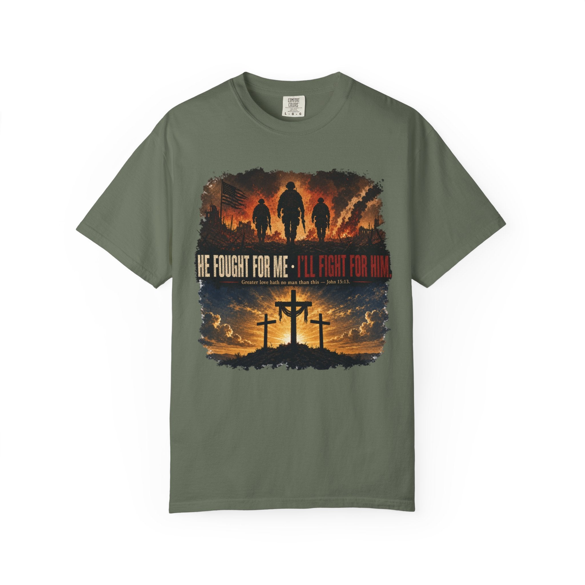 He Fought For Me - I'll Fight For Him Tee Shirt