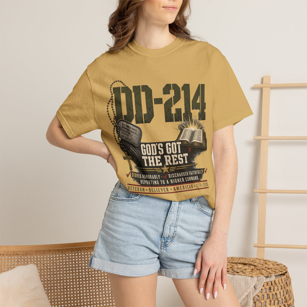 DD-214 - God's God The Rest Tee Shirt