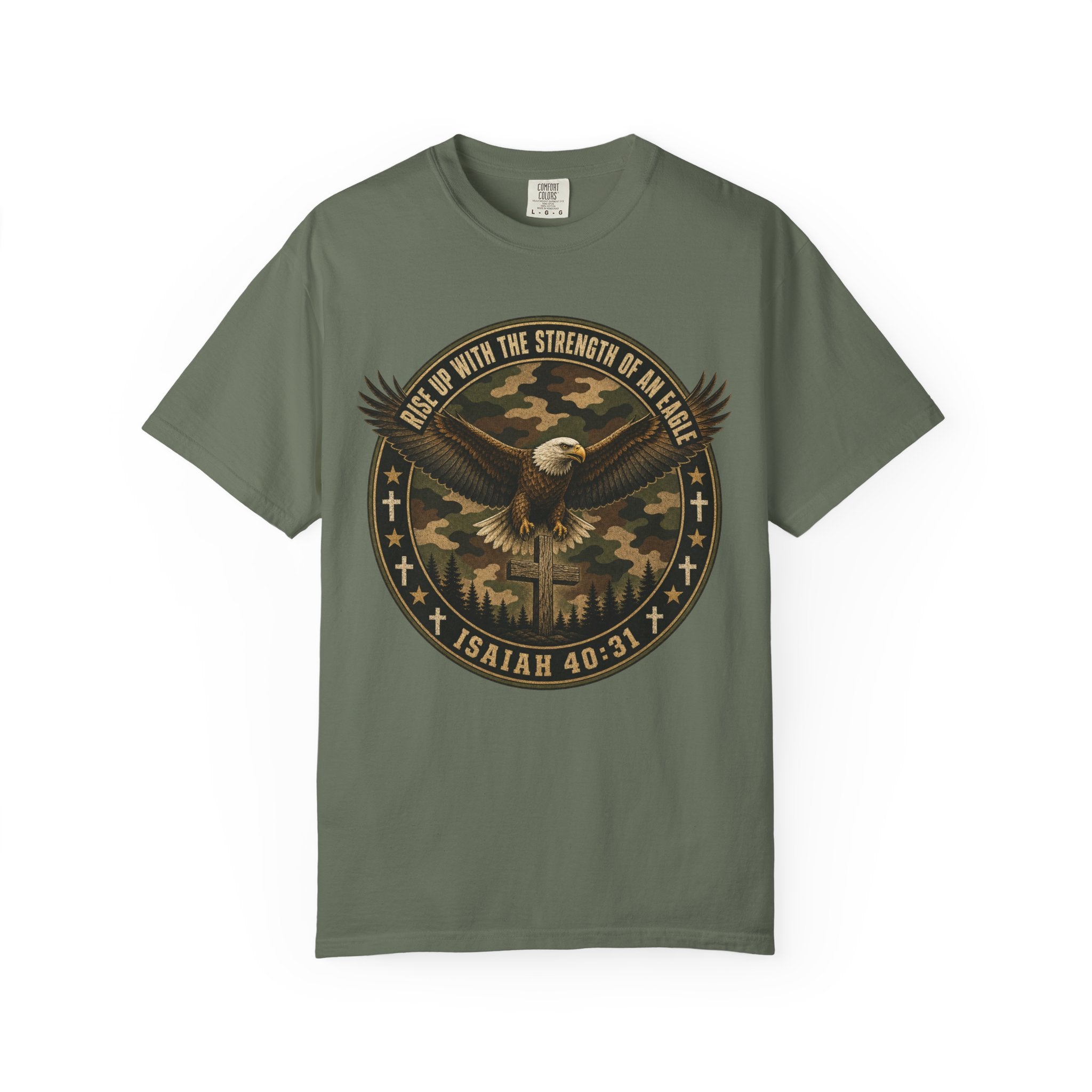 Rise Up With The Strength Of An Eagle Tee Shirt