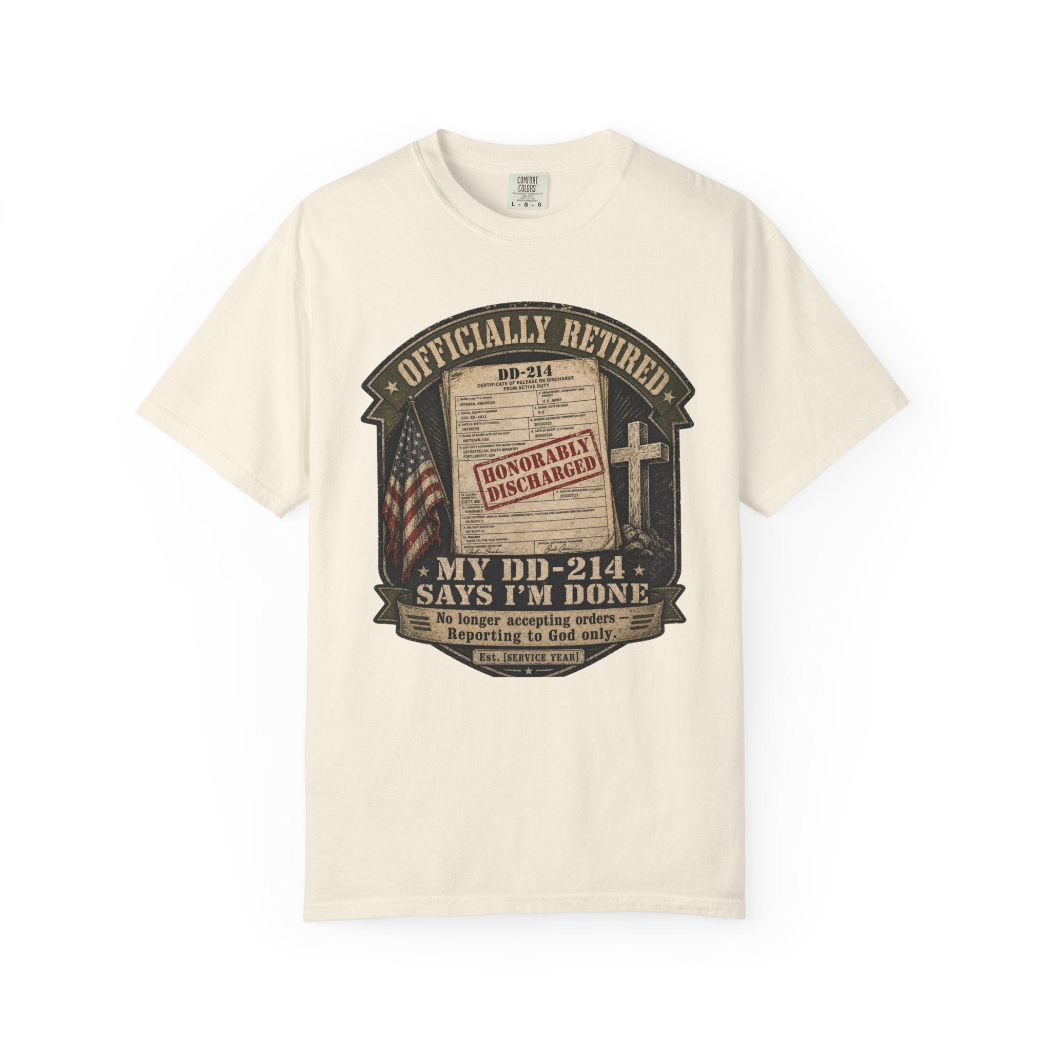 My DD-214 Says I'm Done Tee Shirt