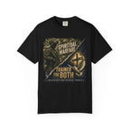 "Spiritual Warfare — Trained for Both" Tee Shirt