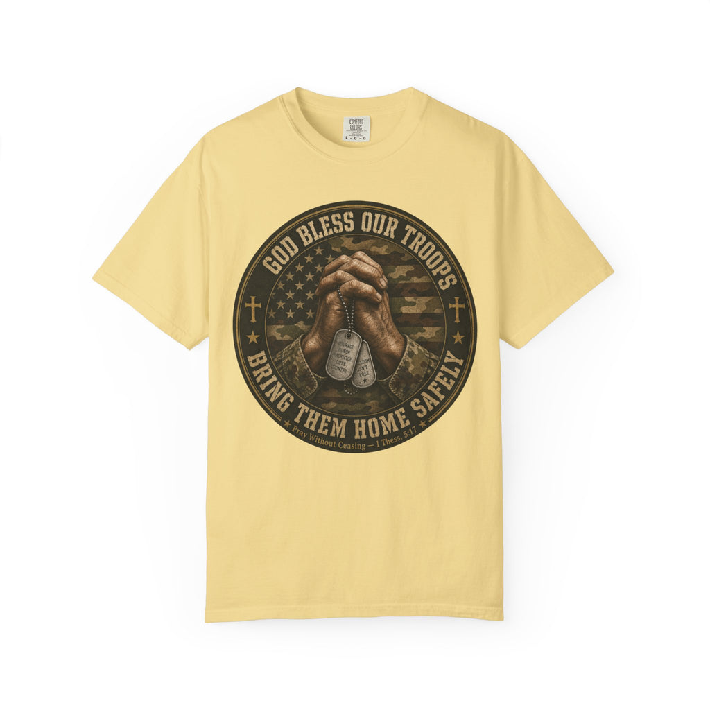 God Bless Our Troups Tee Shirt