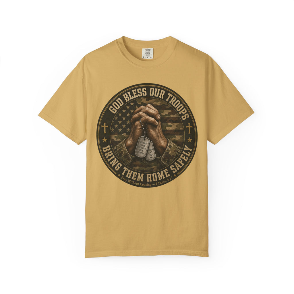 God Bless Our Troups Tee Shirt