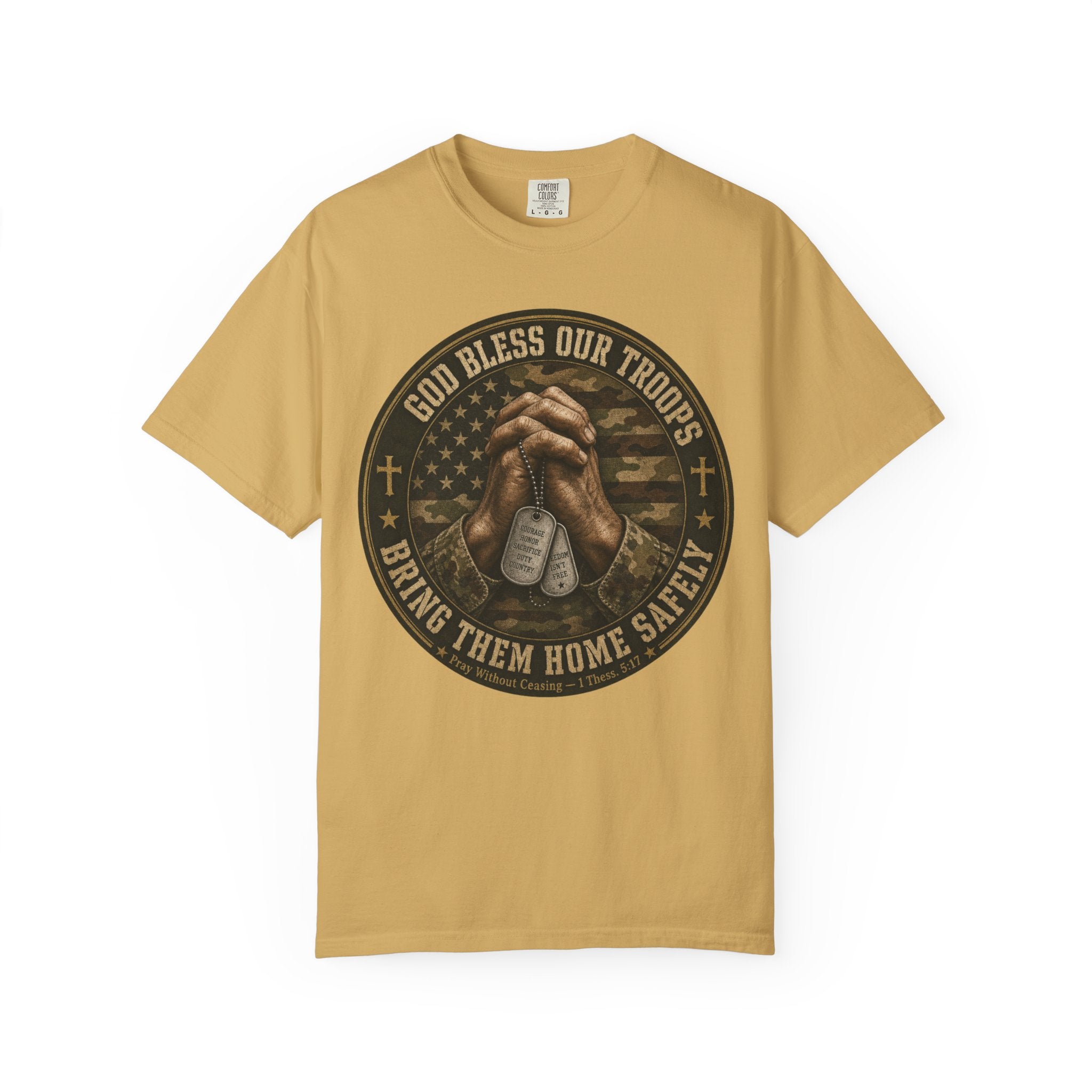God Bless Our Troups Tee Shirt