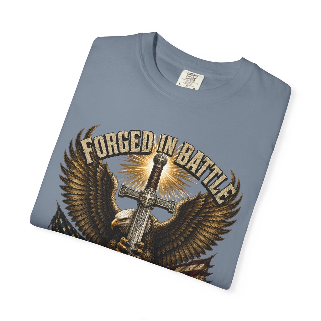 Forged In Battle - Refined By Faith Tee Shirt