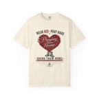 Wear Red Pray Hard Bring Them Home Tee Shirt