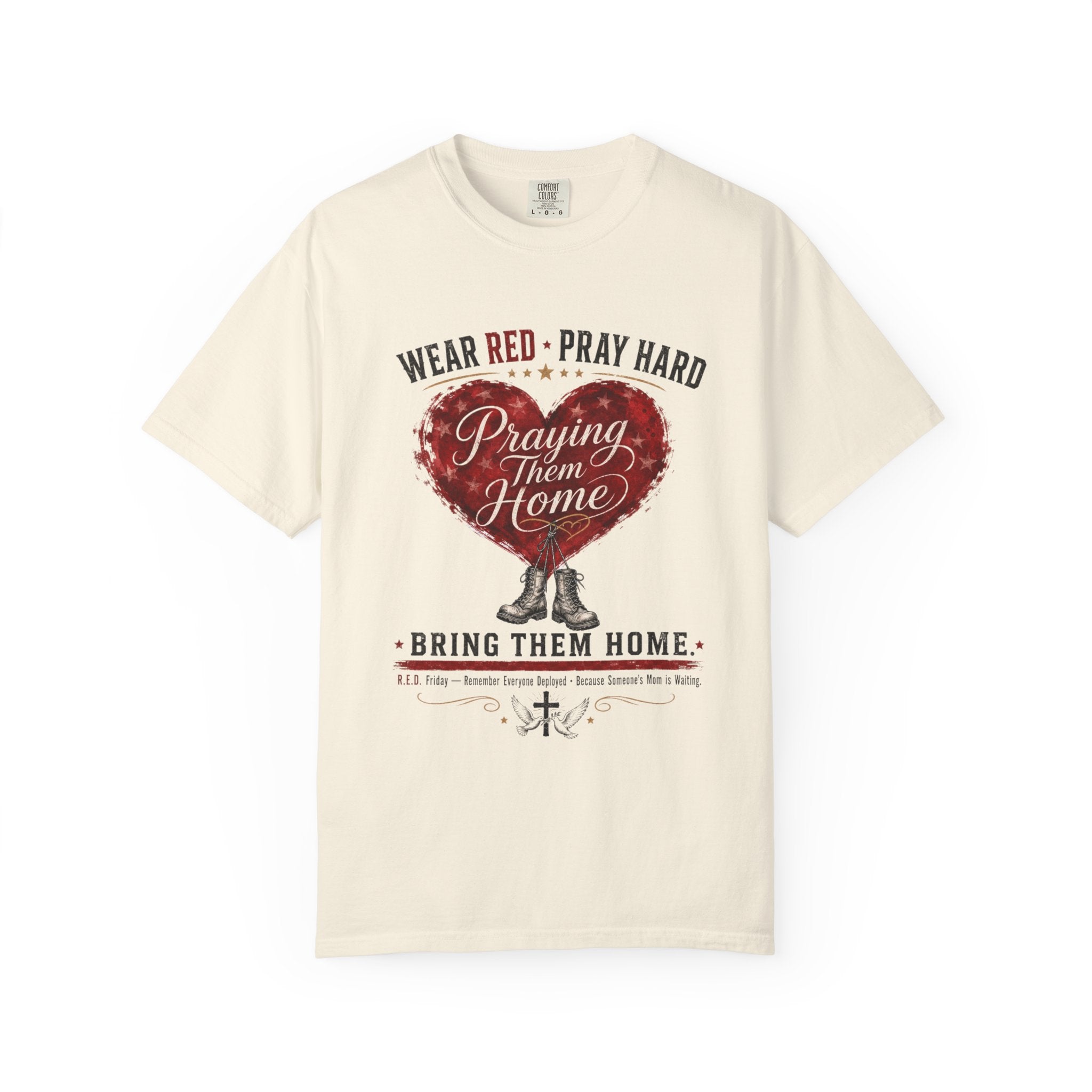 Wear Red Pray Hard Bring Them Home Tee Shirt