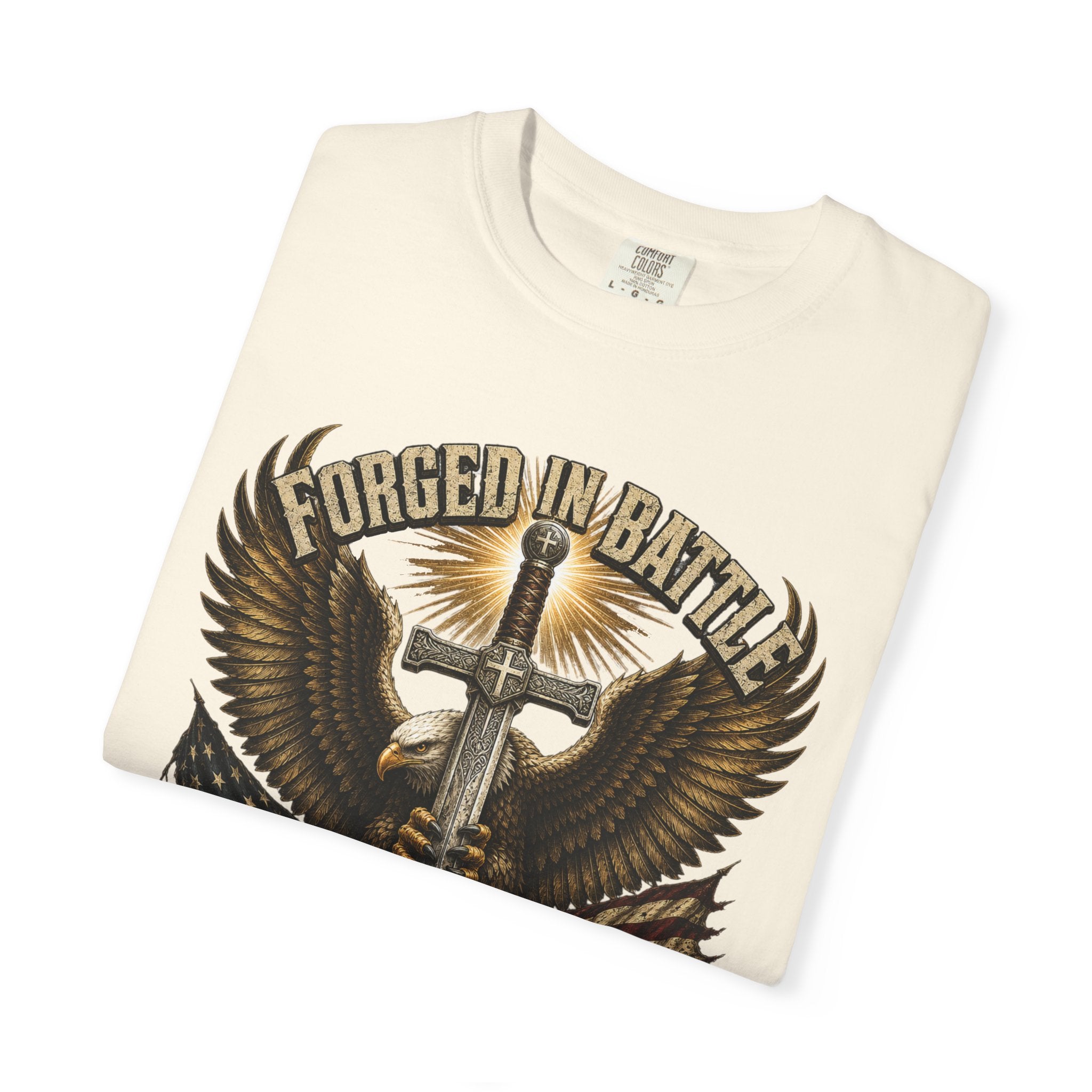 Forged In Battle - Refined By Faith Tee Shirt
