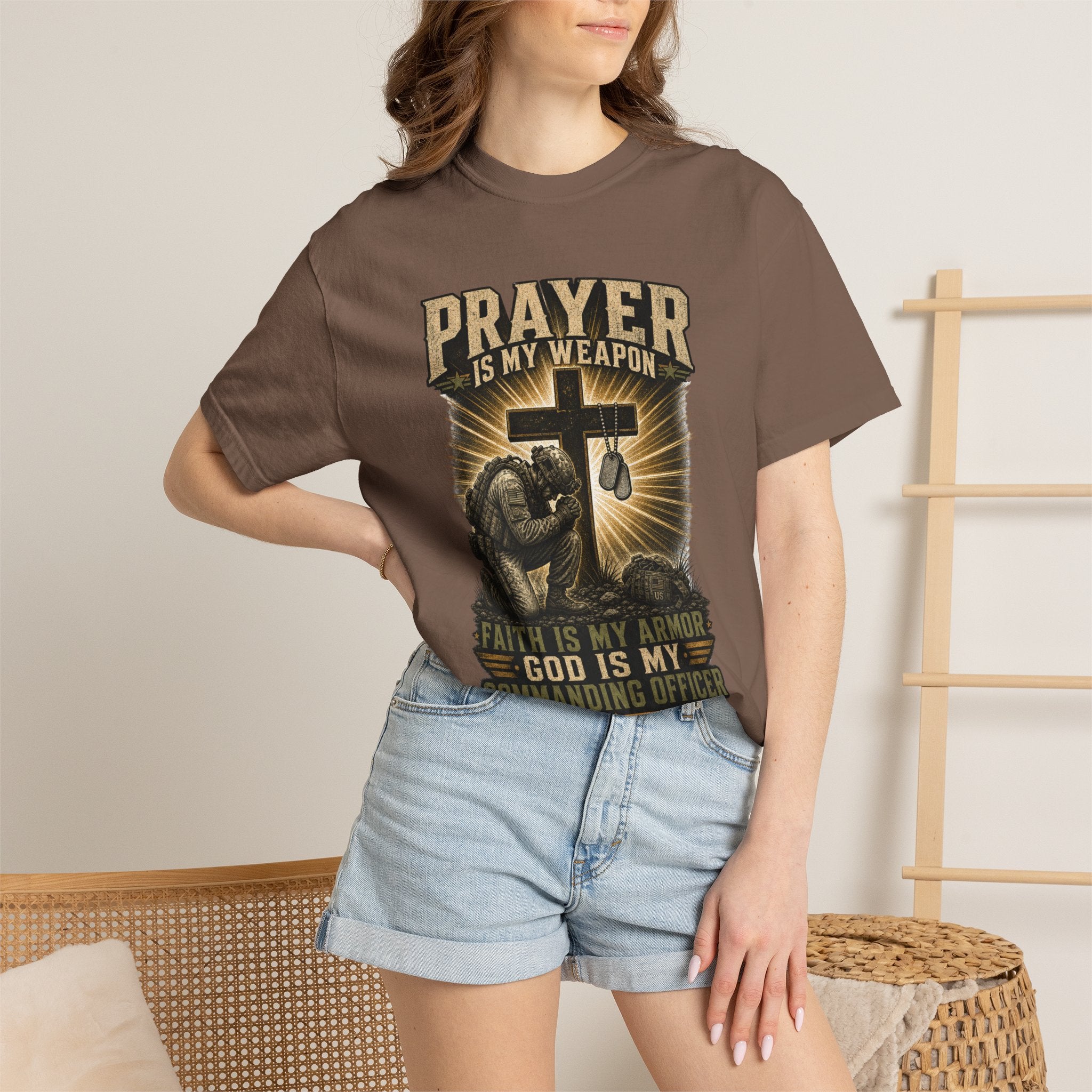 Prayer Is My Weapon Tee Shirt
