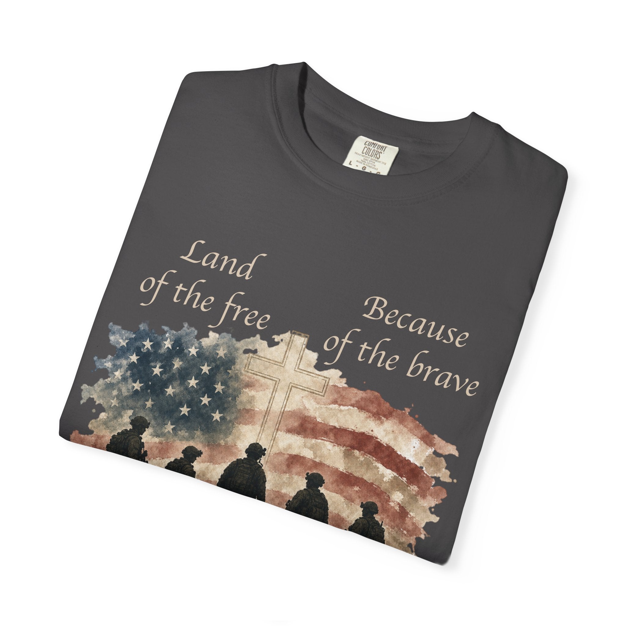 Land Of The Free Because Of The Brave Tee Shirt