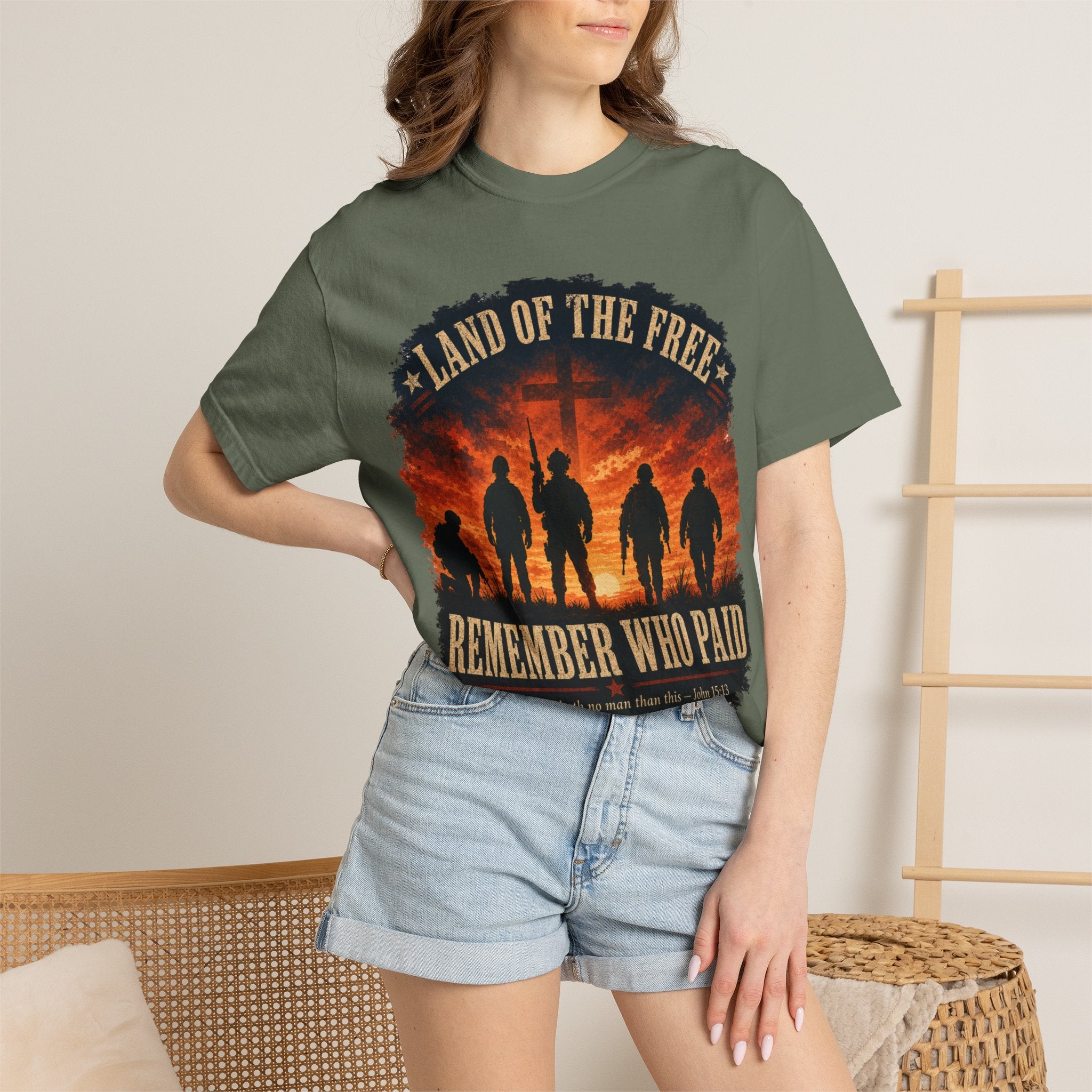 Land Of The Free - Remember Who Paid Tee Shirt
