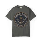 Navy Veteran - Anchored In Faith Tee Shirt