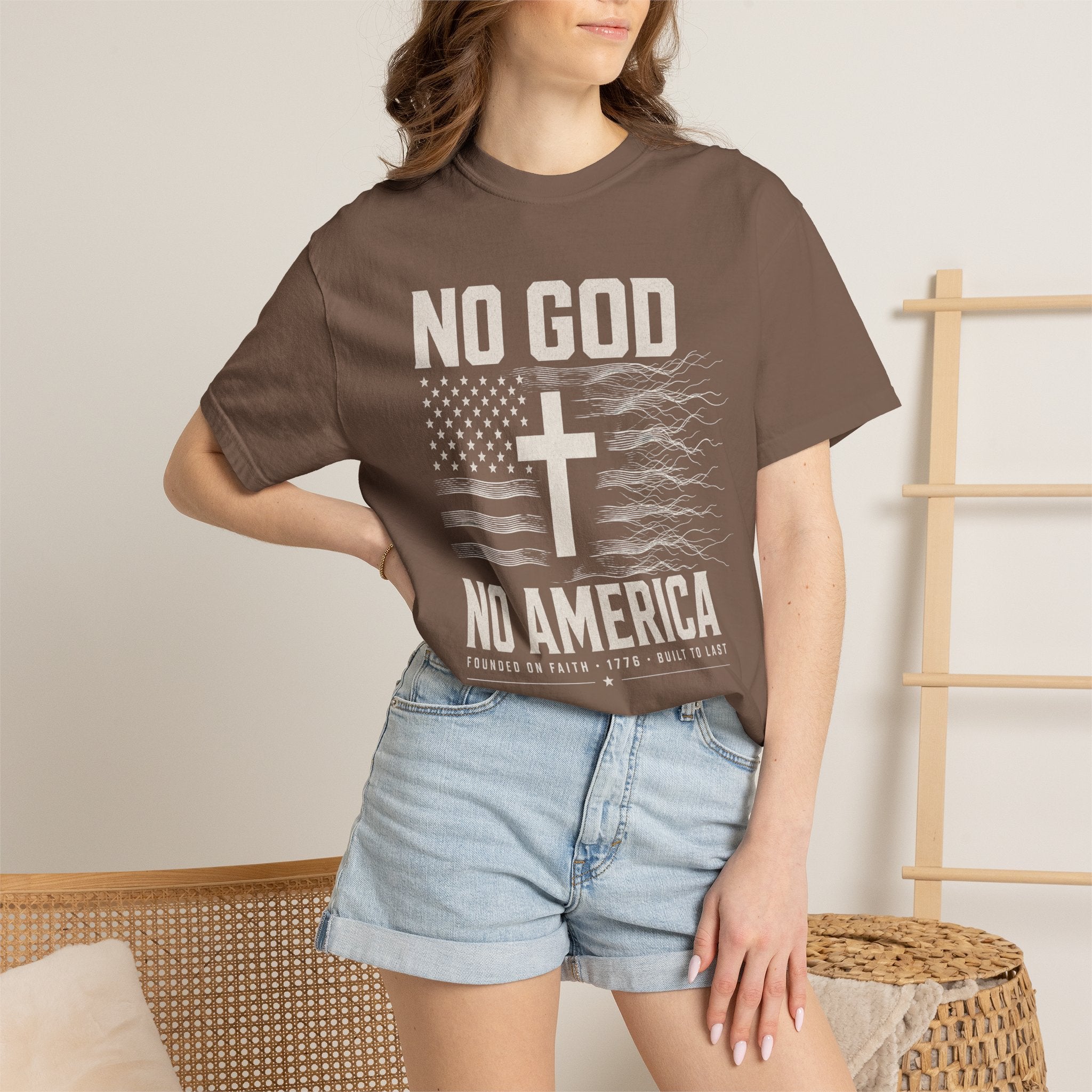No God - No America Tee Shirt