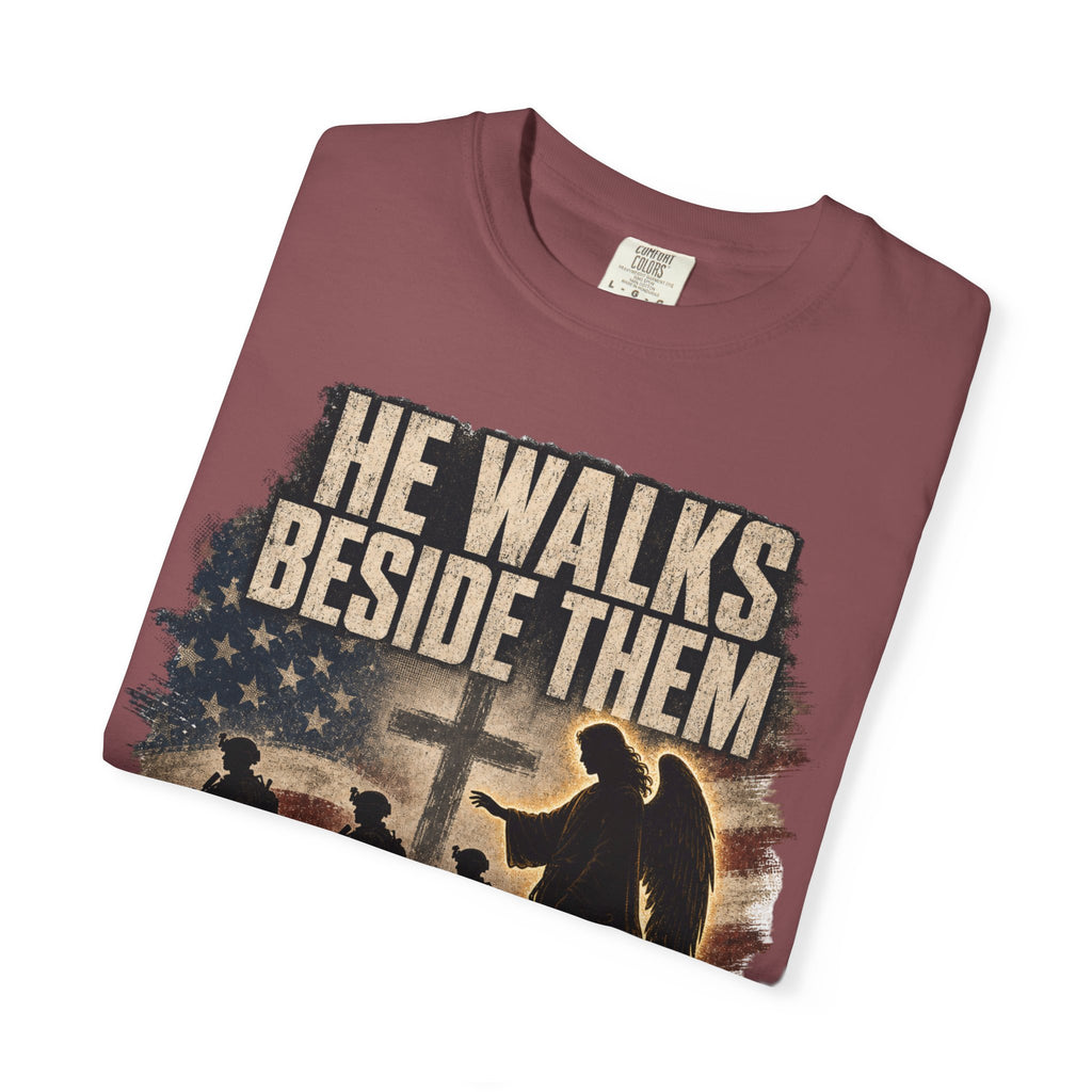 He Walks Beside Them Tee Shirt