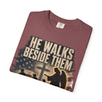 He Walks Beside Them Tee Shirt