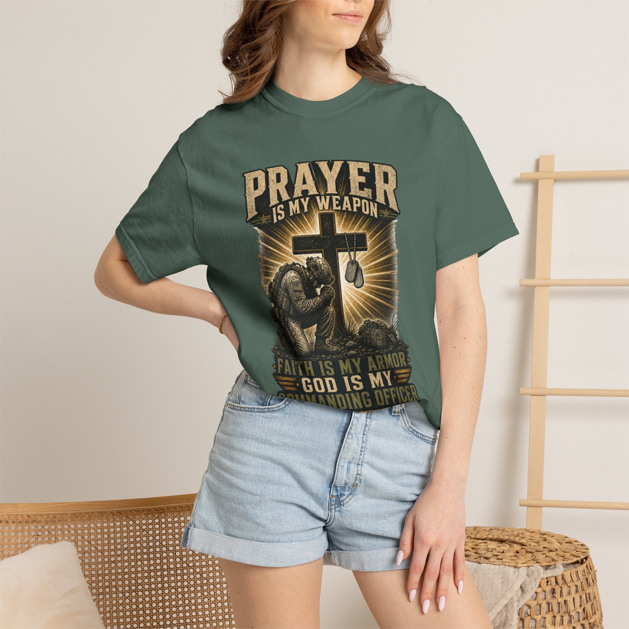 Prayer Is My Weapon Tee Shirt