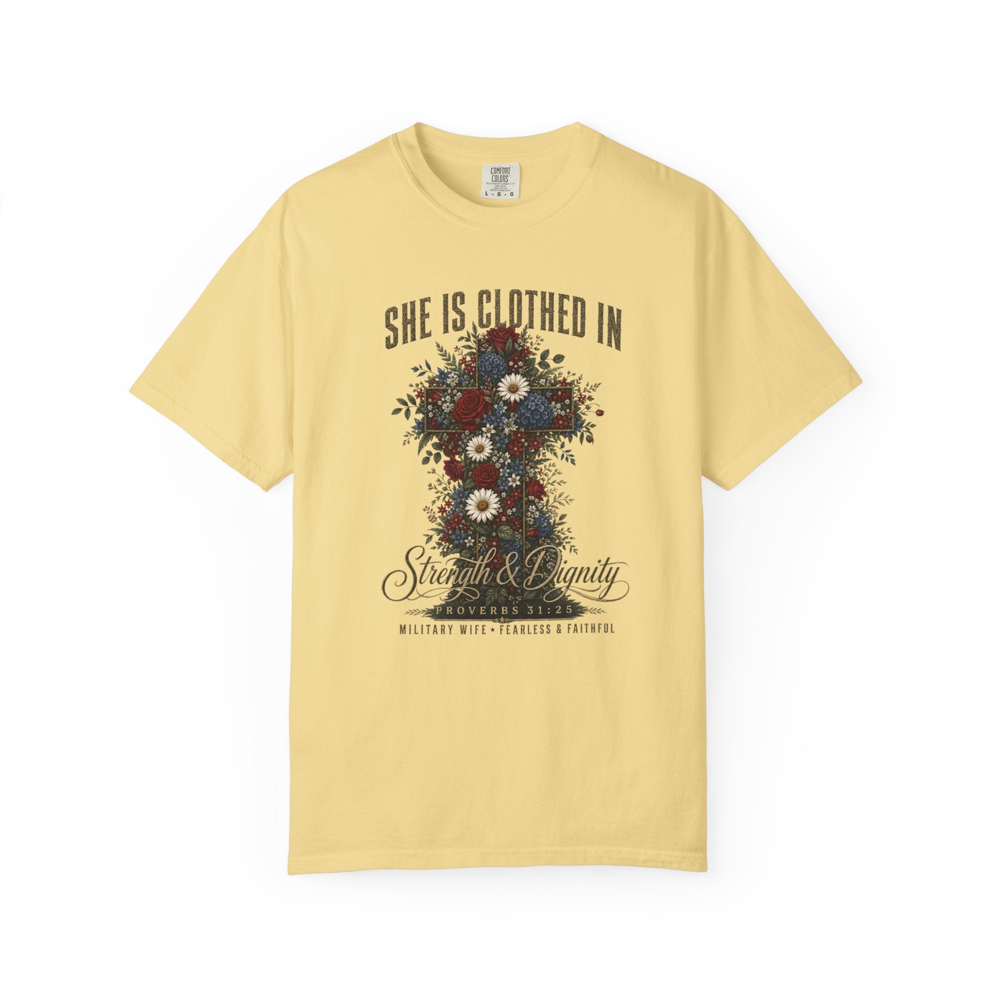 She Is Clothed In Strength And Dignity Tee Shirt