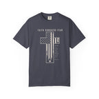 Faith Conquers Fear - Cross Tee Shirt