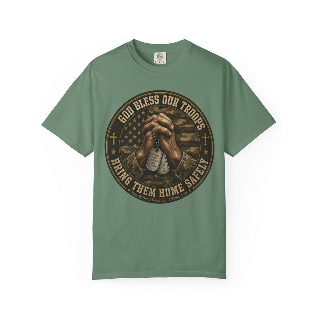 God Bless Our Troups Tee Shirt
