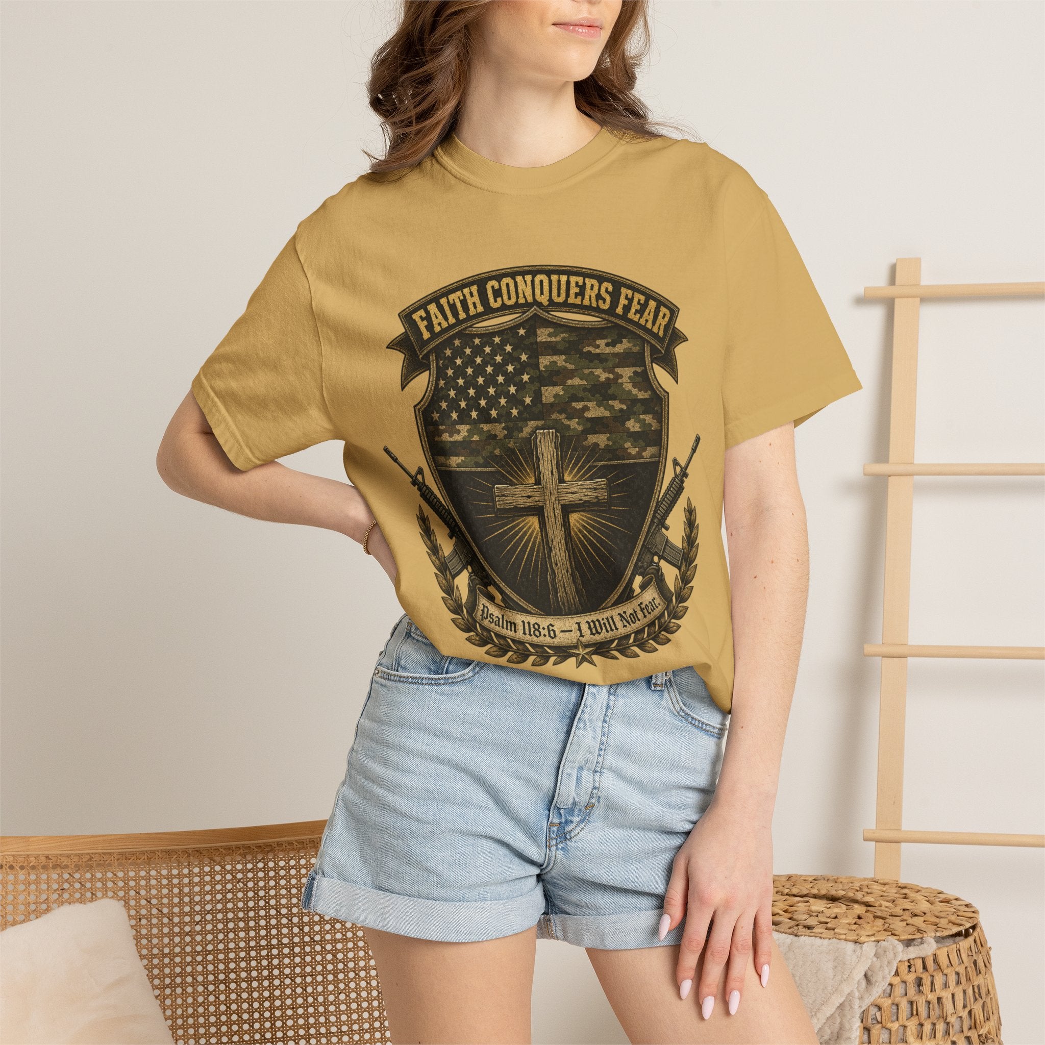 Faith Conquers Fear Tee Shirt