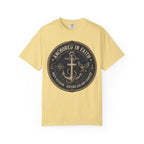 Navy Veteran - Anchored In Faith Tee Shirt
