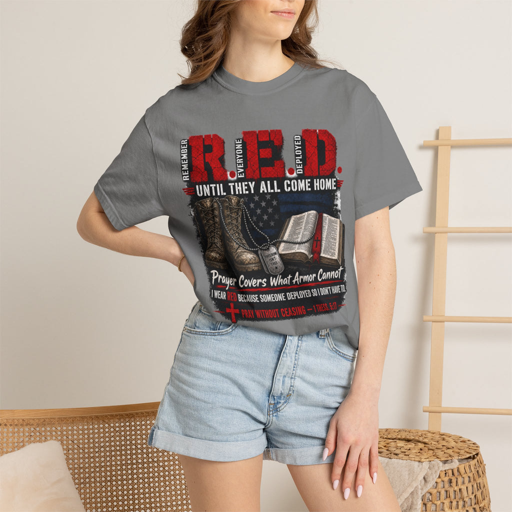 Prayer Covers What Armor Can't Tee Shirt