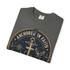 Navy Veteran - Anchored In Faith Tee Shirt