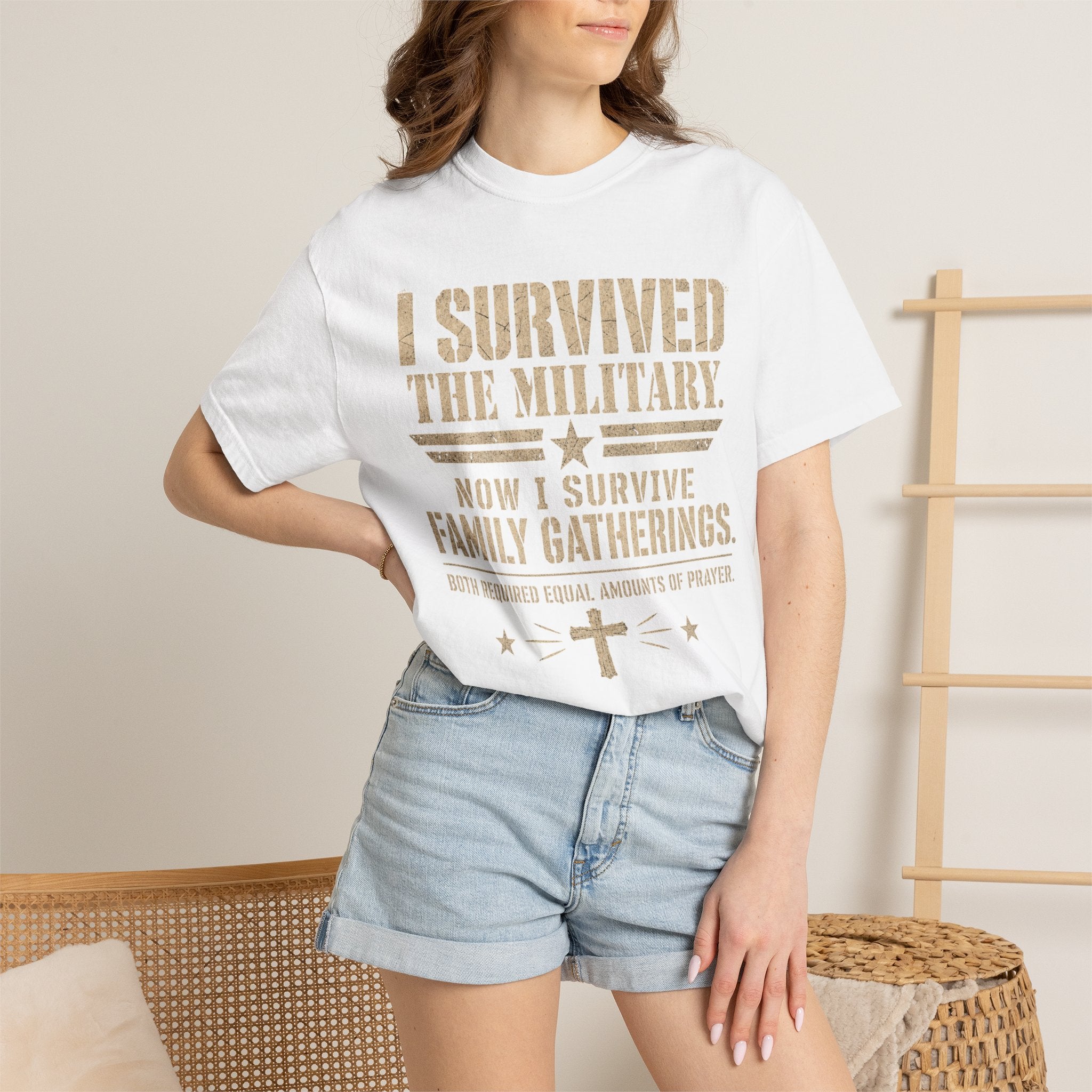 I Survived The Military Tee Shirt