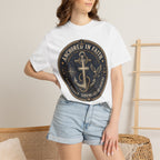 Navy Veteran - Anchored In Faith Tee Shirt