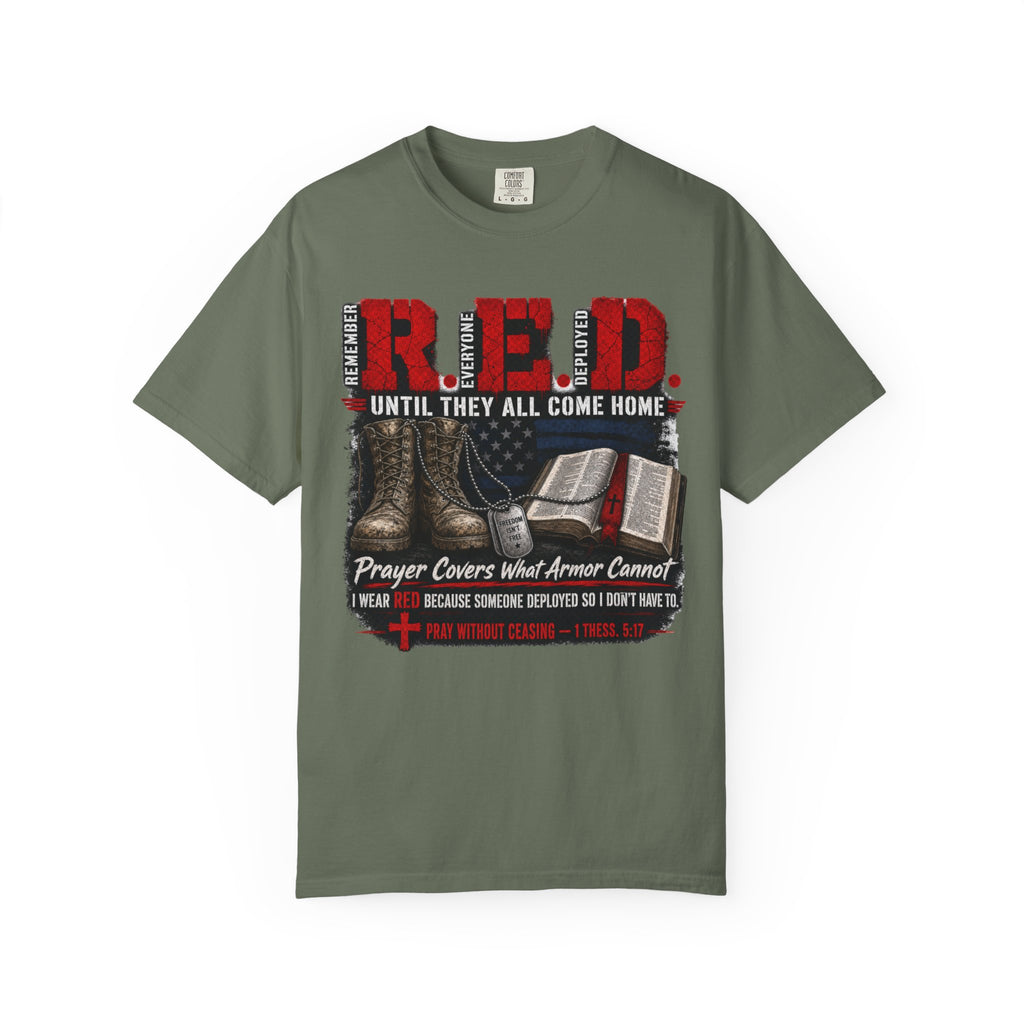 Prayer Covers What Armor Can't Tee Shirt