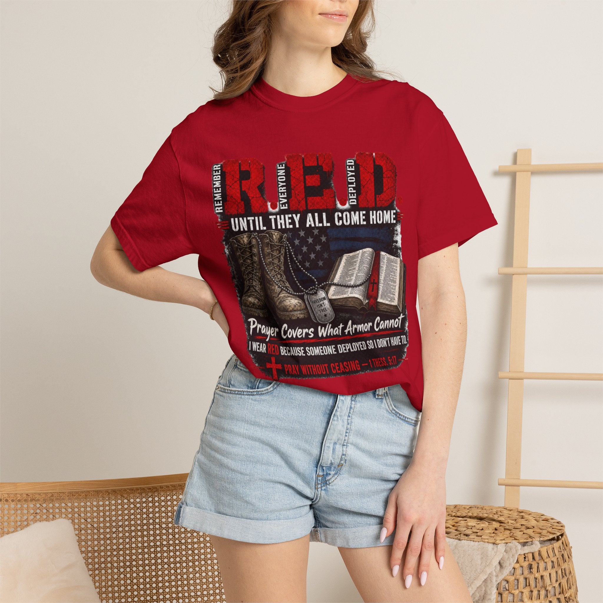 Prayer Covers What Armor Can't Tee Shirt