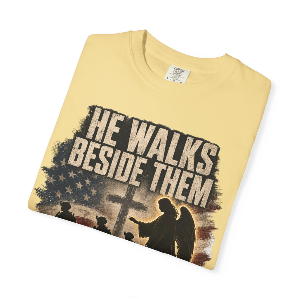 He Walks Beside Them Tee Shirt