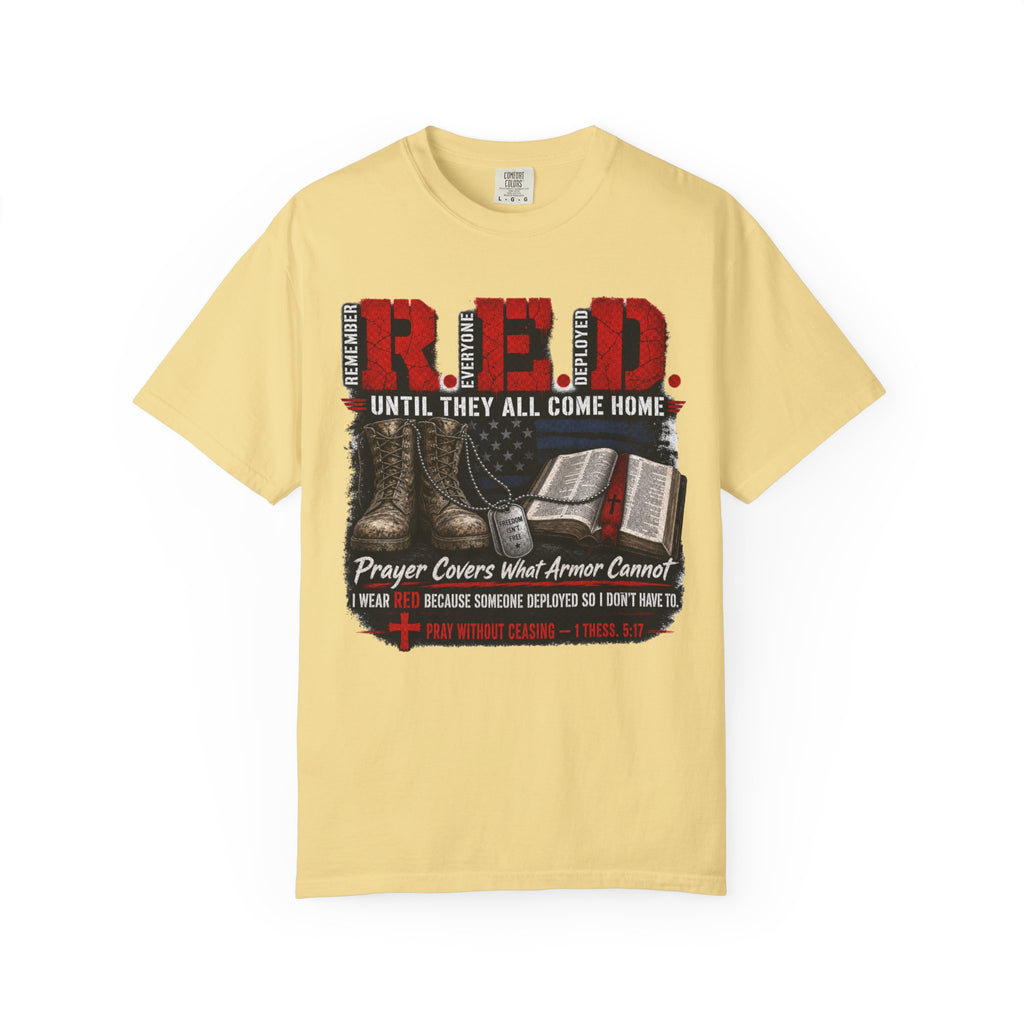 Prayer Covers What Armor Can't Tee Shirt