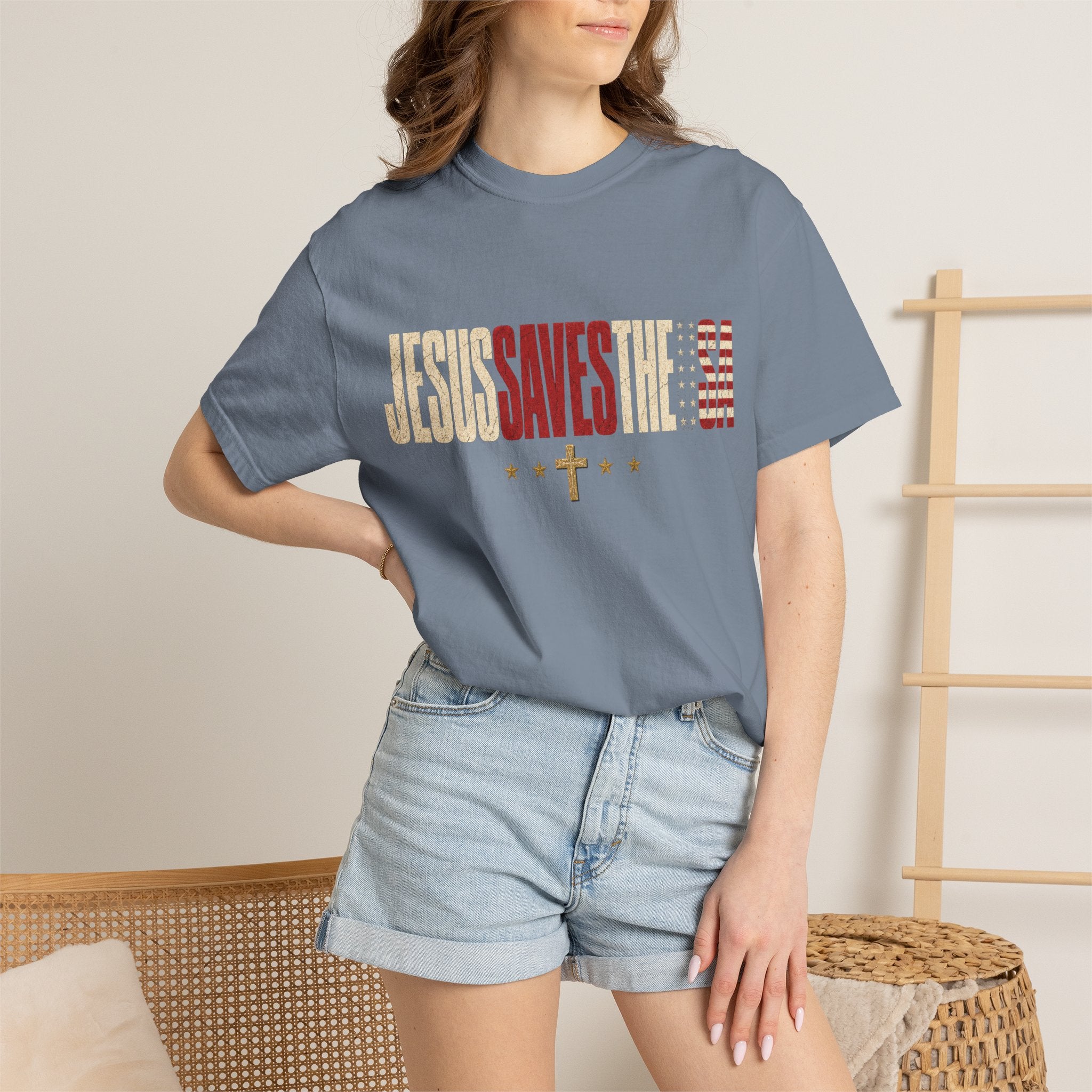 Jesus Saves The USA Tee Shirt