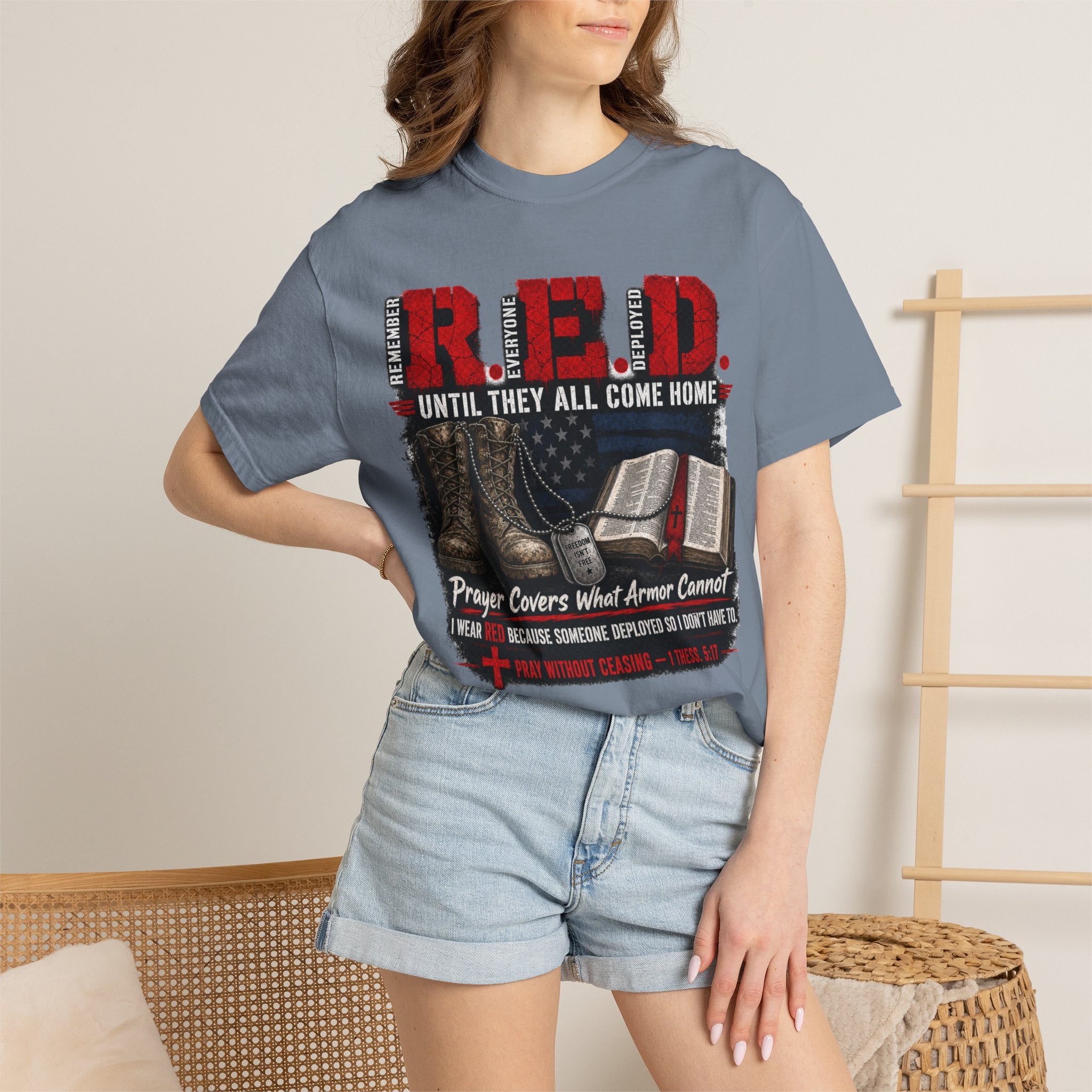 Prayer Covers What Armor Can't Tee Shirt