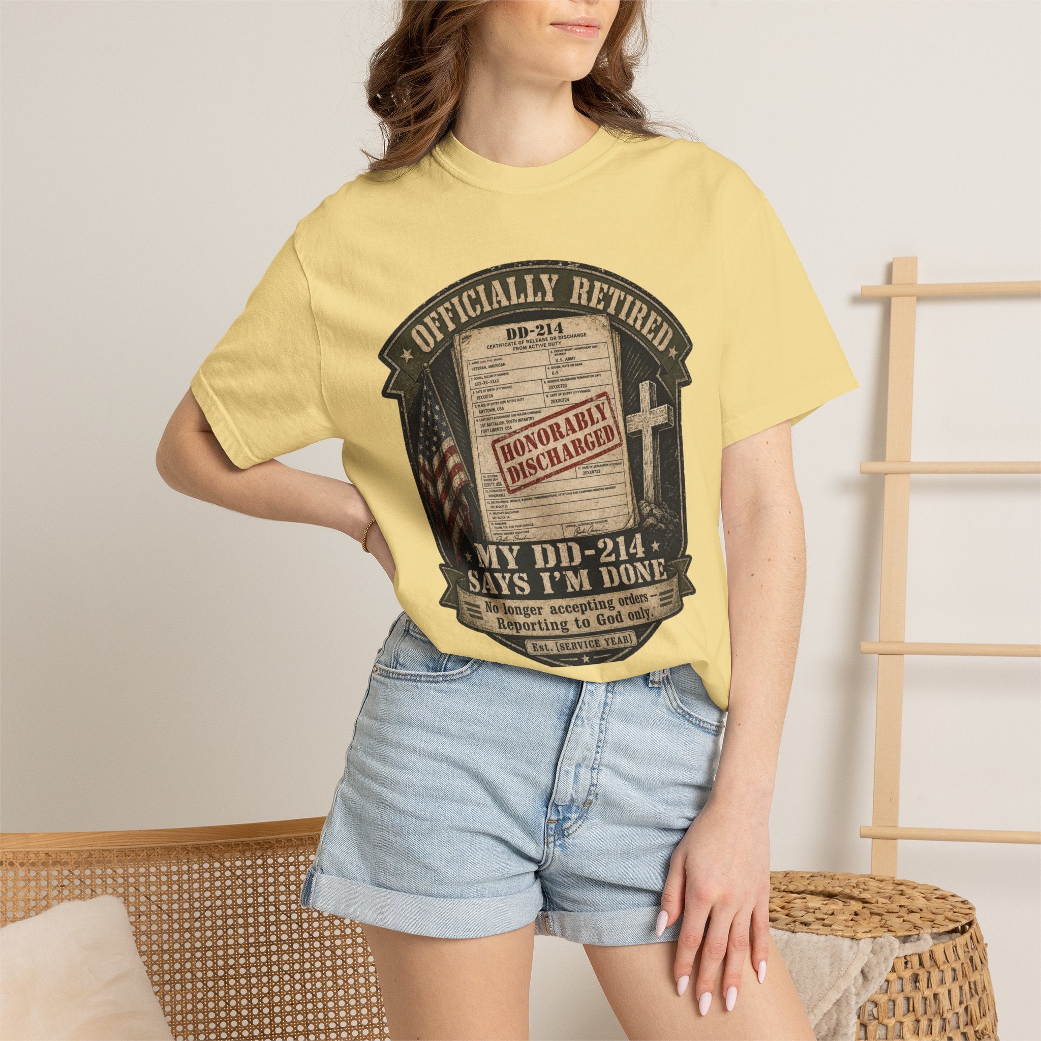 My DD-214 Says I'm Done Tee Shirt