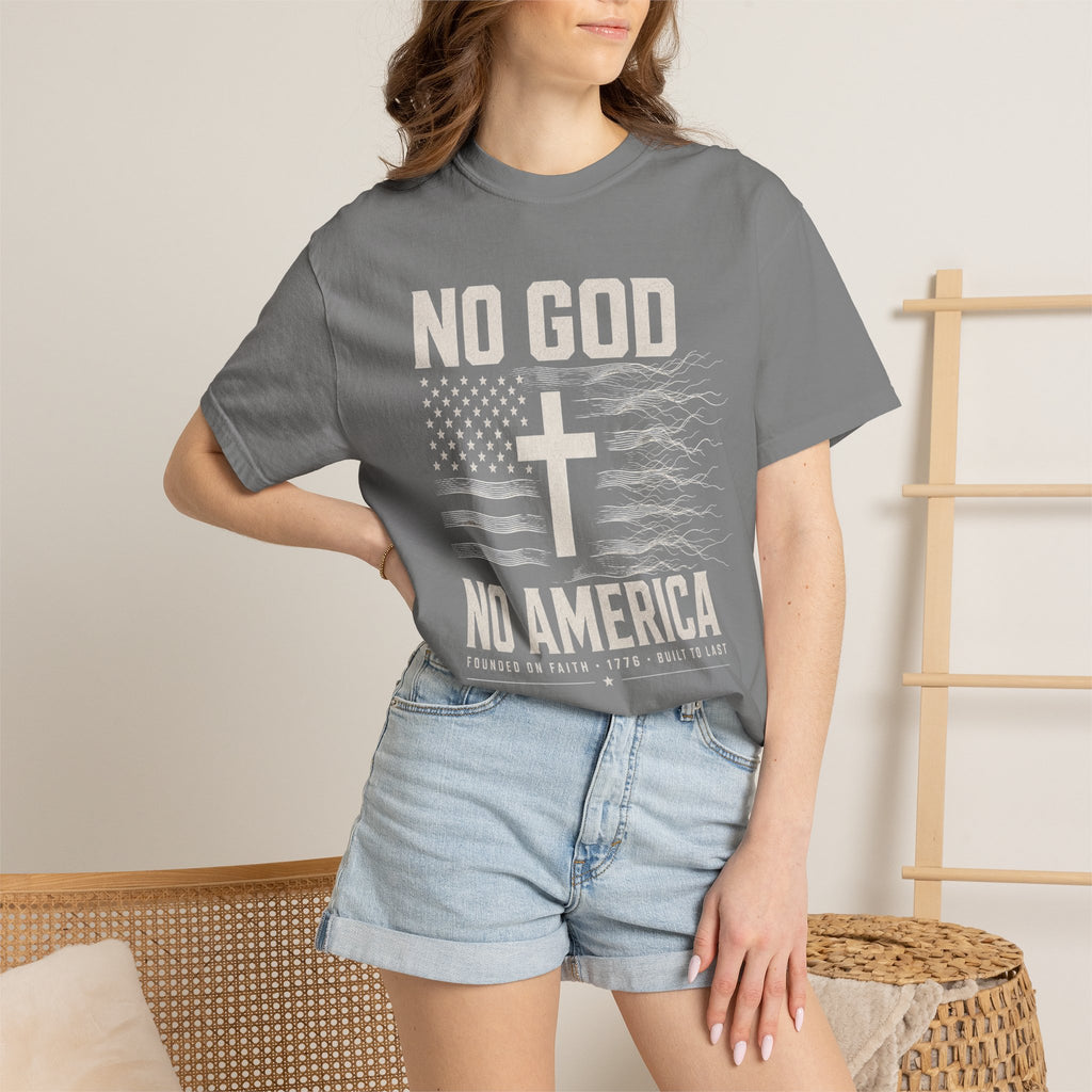 No God - No America Tee Shirt